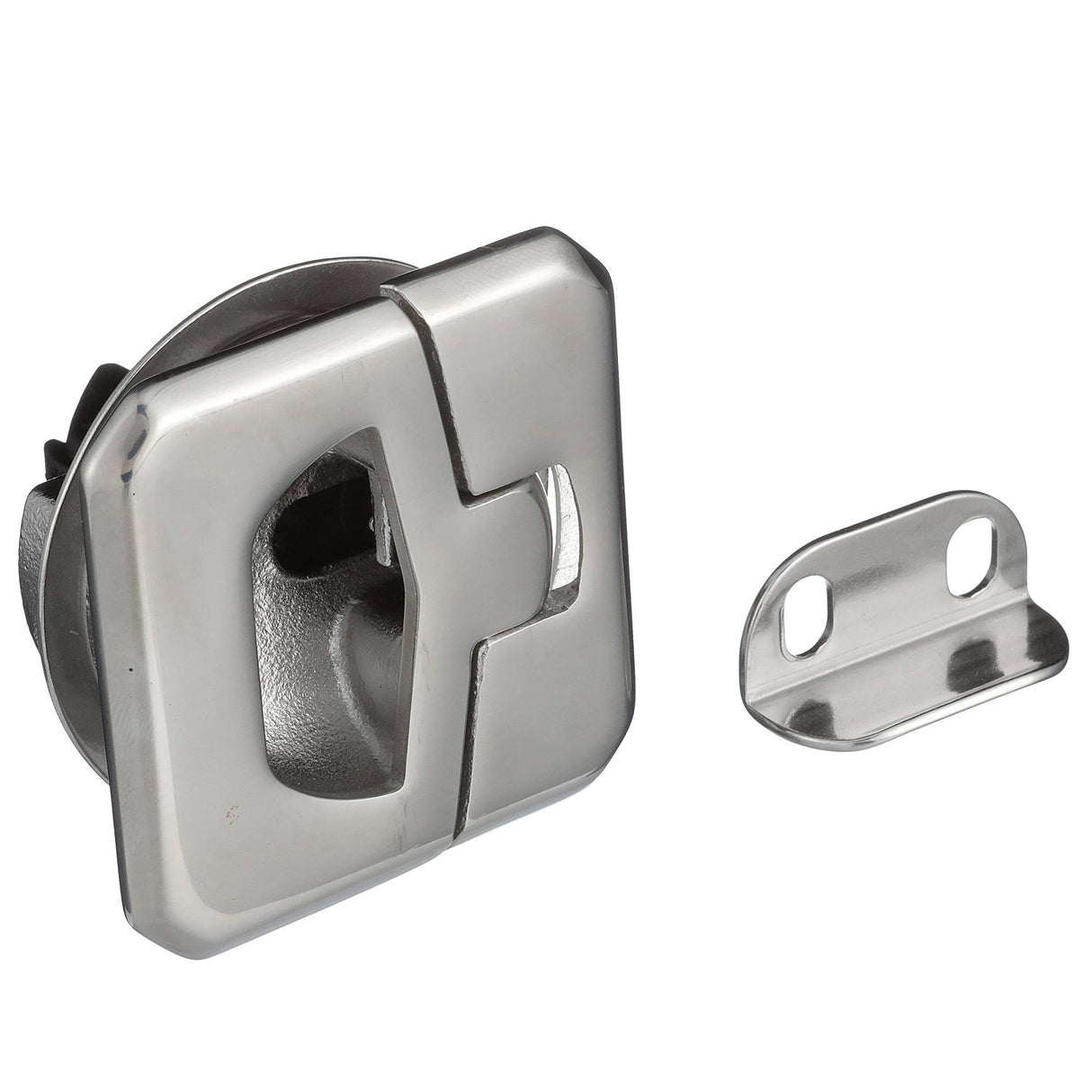 Seachoice Non-Locking Grand Slam Latch, 316 Stainless Steel, Square 1-3/4 In., Watertight