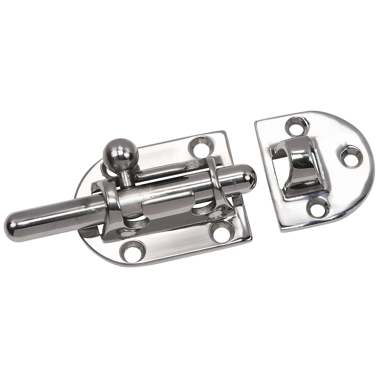 Seachoice 35704 Barrel Bolt, 316 Stainless Steel, 3.5" x 1.5"