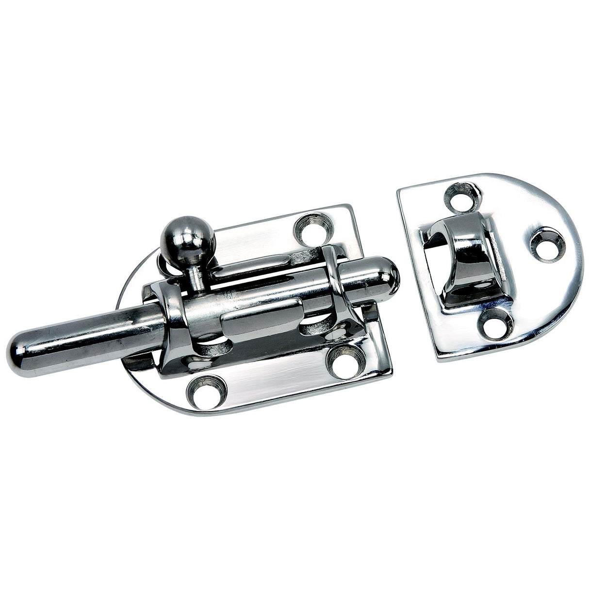 Seachoice 35704 Barrel Bolt, 316 Stainless Steel, 3.5" x 1.5"