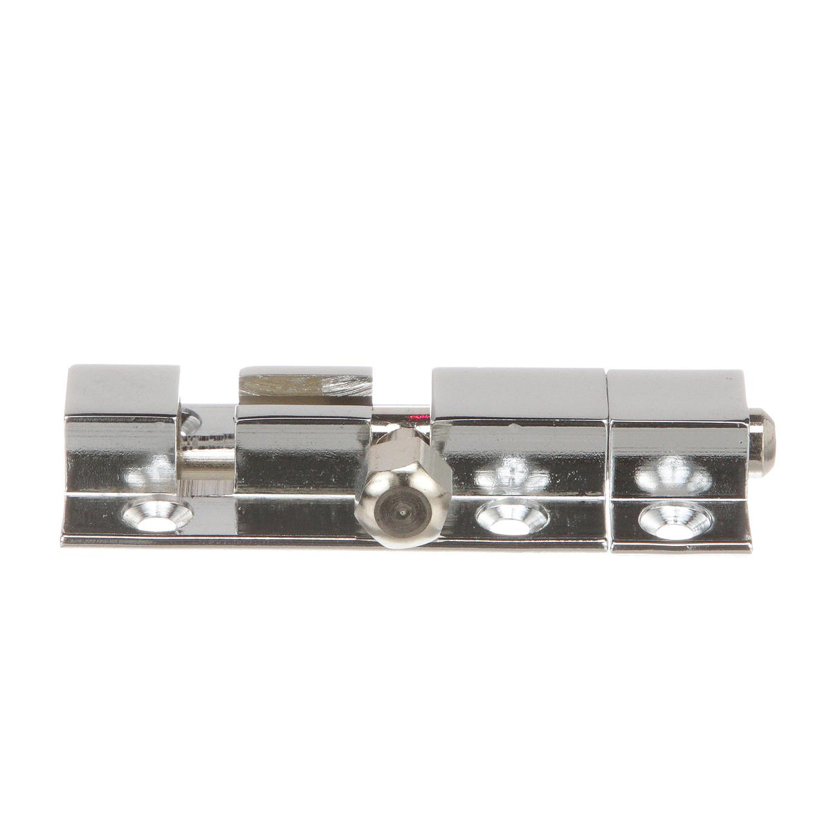 Seachoice Marine-Grade Barrel Bolt, Chrome-Plated Cast Brass, 2-1/2 In. X 1-1/16 In.