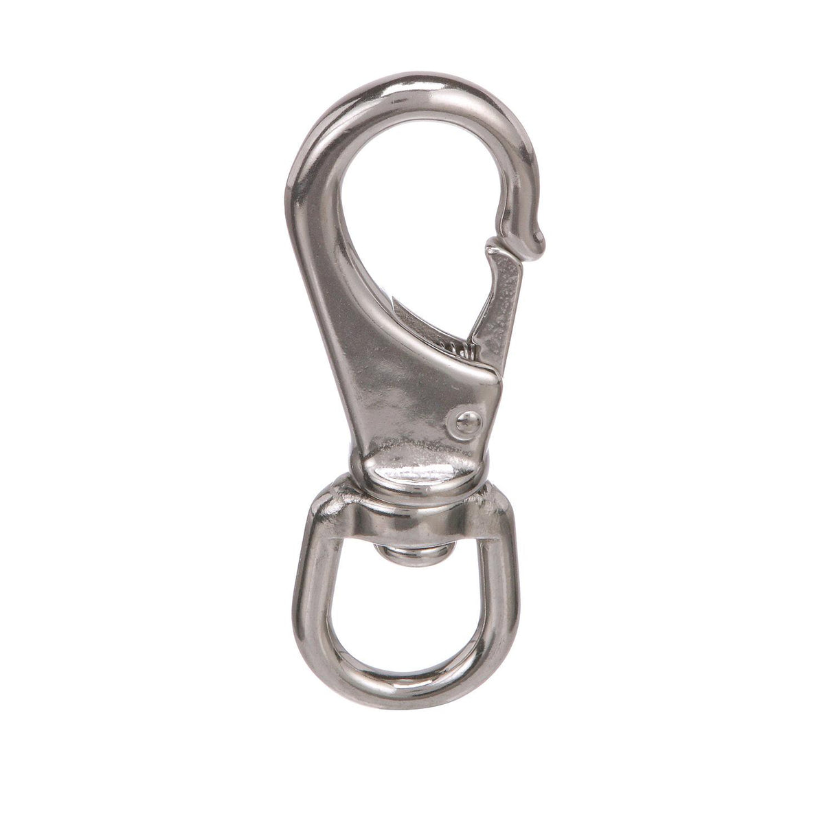 Seachoice Heavy Duty Swivel Eye Snap, Polished Stainless Steel, Size #2, 4 In. Long, 3/4 In. ID Eye