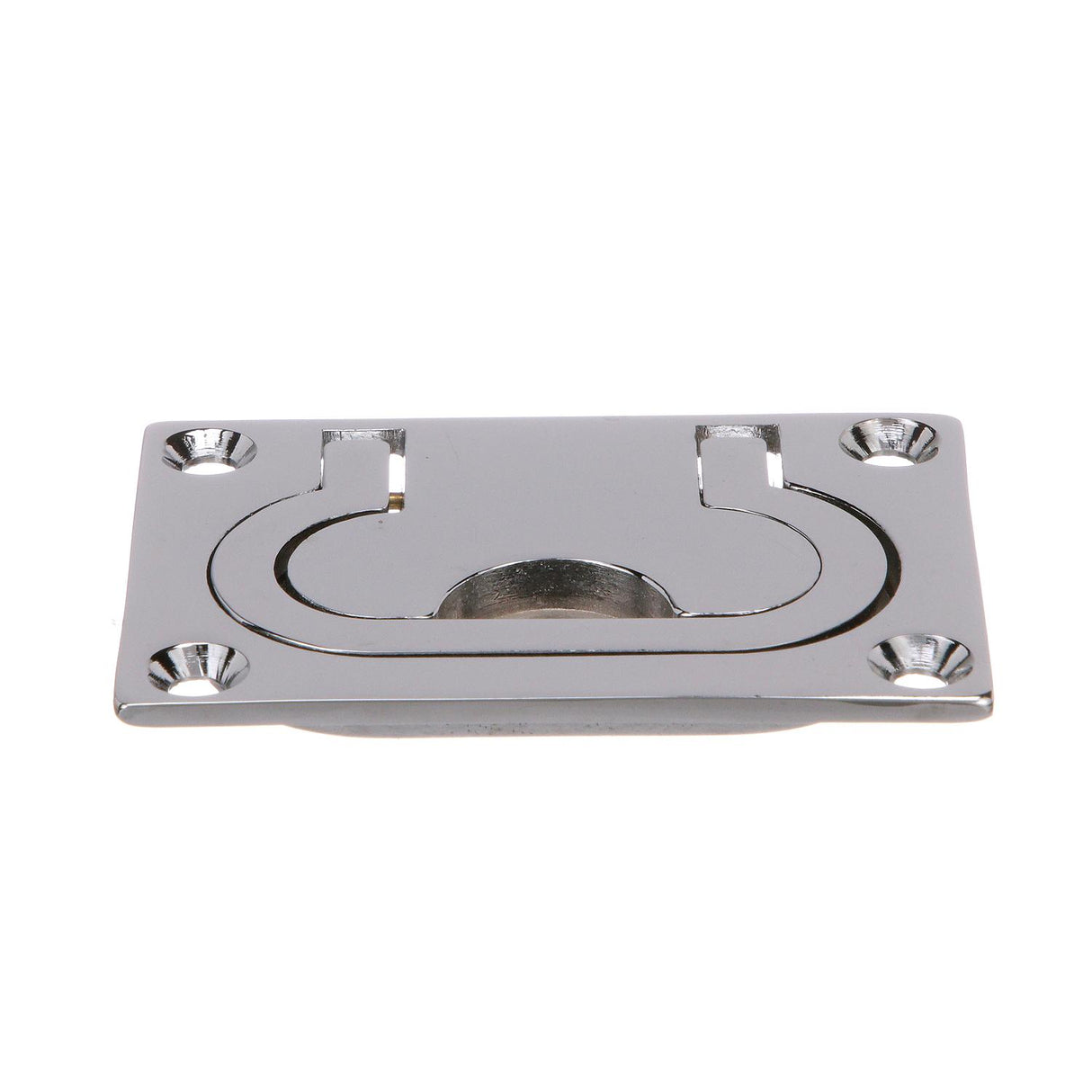 Seachoice Flush Mount Lifting Handle, Chrome-Plated Brass, 3 In. X 2-1/8 In.