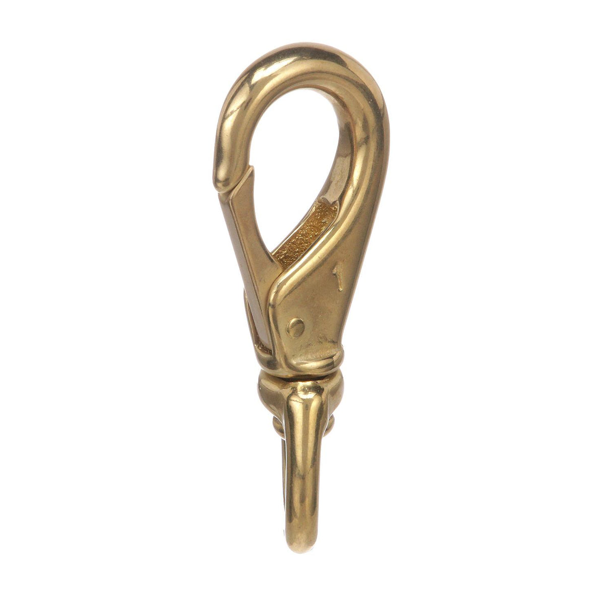 Seachoice Swivel Eye Snap, Cast Brass, Size #3, 4-1/2 In. Long, 3/4 In. ID Eye