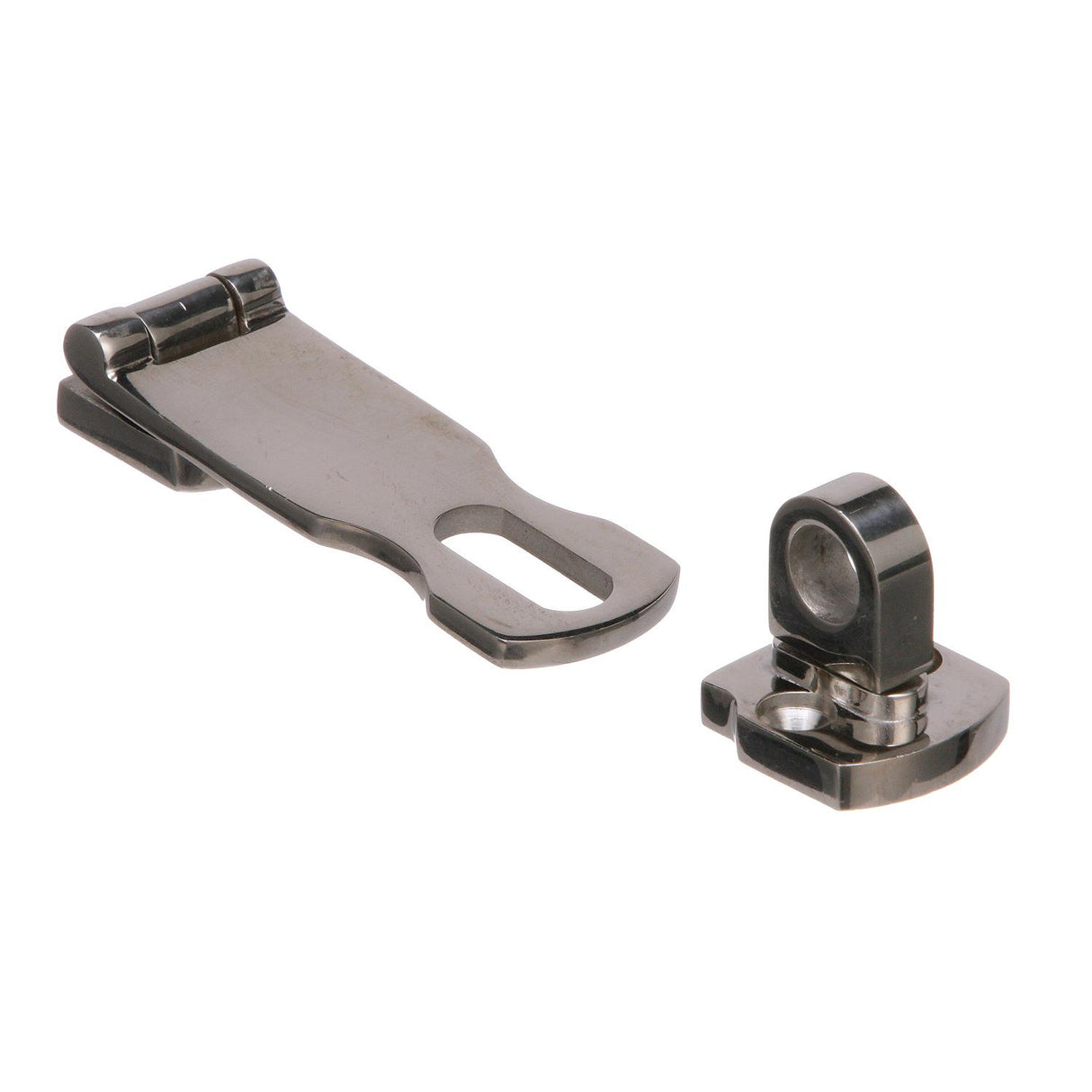 Seachoice Marine-Grade Safety Hasp w/ Swivel Eye, Polished 316 Stainless Steel, 3 In. X 1-1/4 In.