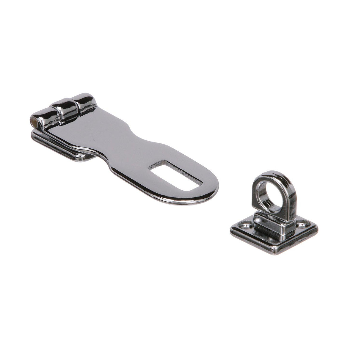 Seachoice Marine-Grade Safety Hasp w/ Swivel Eye, Triple Chrome-Plated Cast Brass, 3 In. X 1 In.