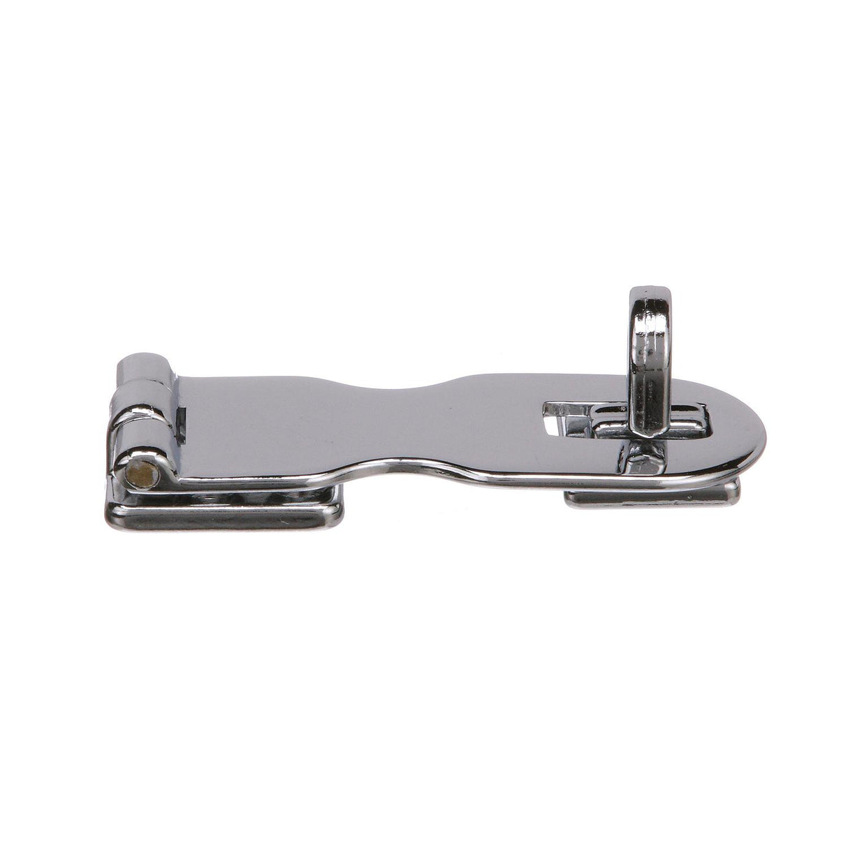 Seachoice Marine-Grade Safety Hasp w/ Swivel Eye, Triple Chrome-Plated Cast Brass, 3 In. X 1 In.