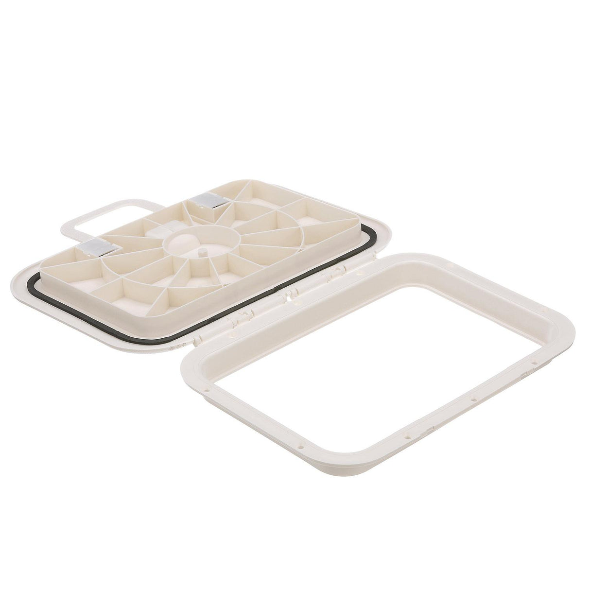 Seachoice White Offshore Hinged Low-Profile Hatch, 10 In. X 20 In.