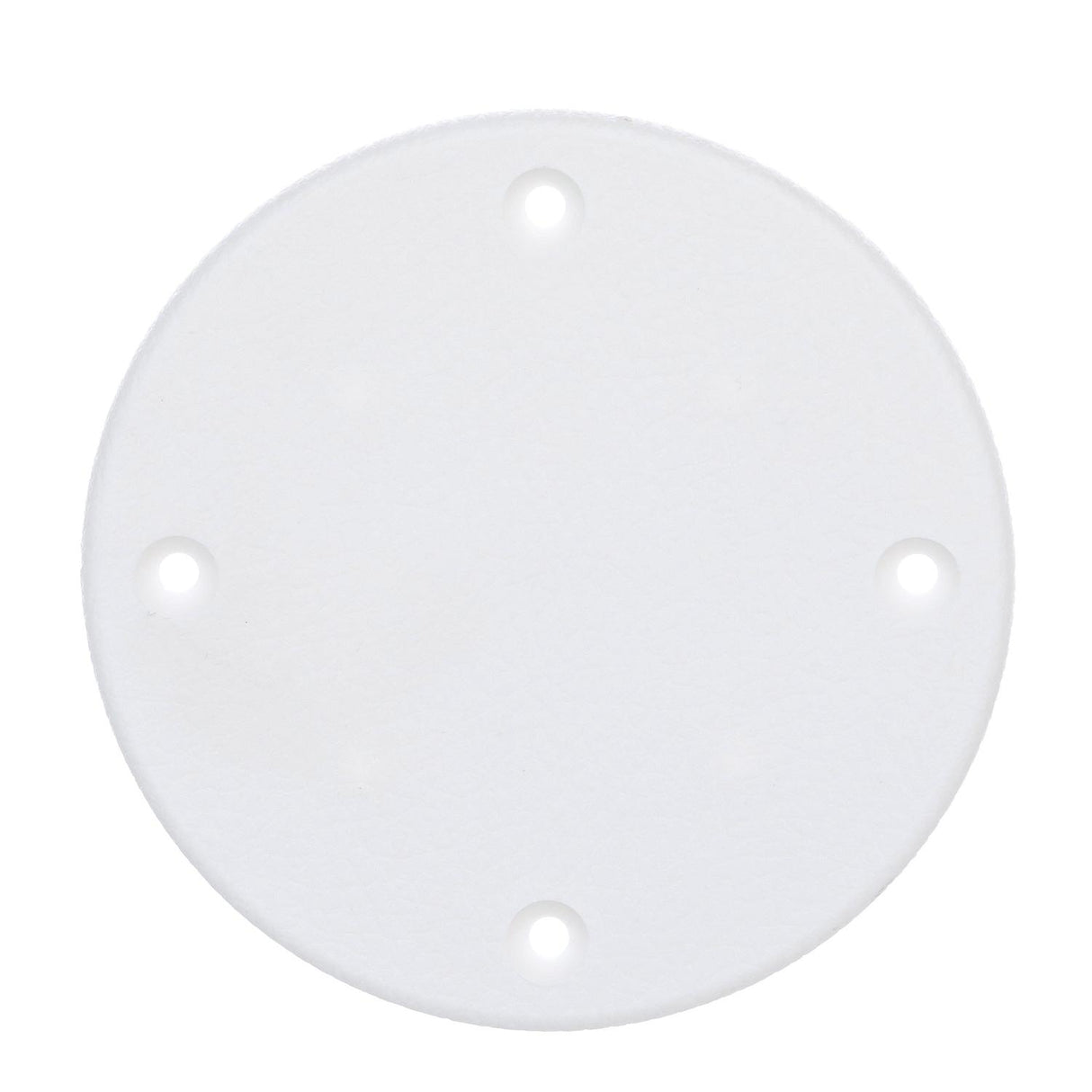 Seachoice 39621 Marine Boat Cover Plate, Arctic White, 4-1/8 in. Outer Diameter