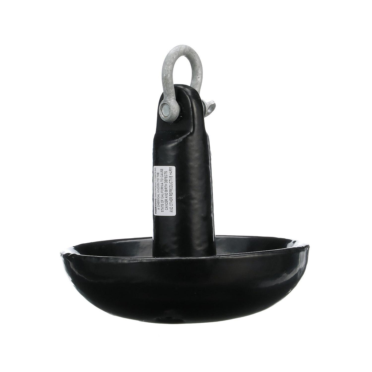 Seachoice Mushroom Anchor, Vinyl Coated Cast Iron, Black, 15 Lbs., Boats Up to 16 Ft. Long