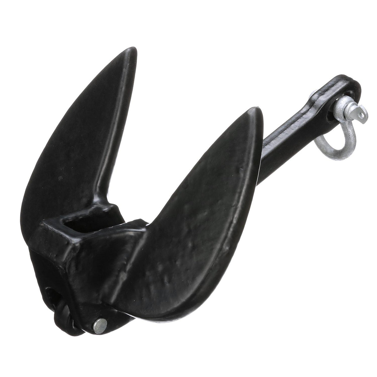 Seachoice Navy Anchor, Vinyl Coated Cast Iron, Black, 15 Lbs.