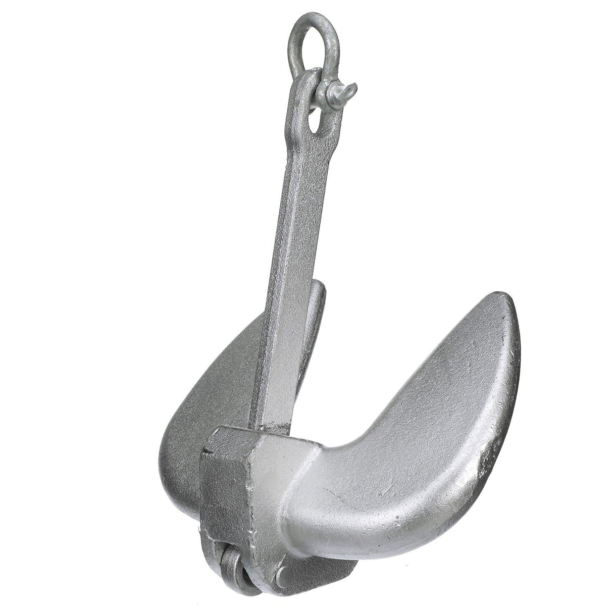 Seachoice Navy Anchor, Aluminum Plated Cast Iron, Silver, 20 Lbs.