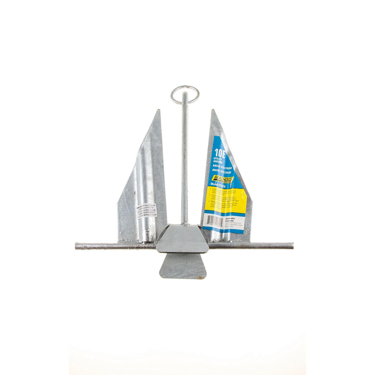Seachoice Utility Anchor w/ Slip Ring, Size 10E, Galvanized Steel