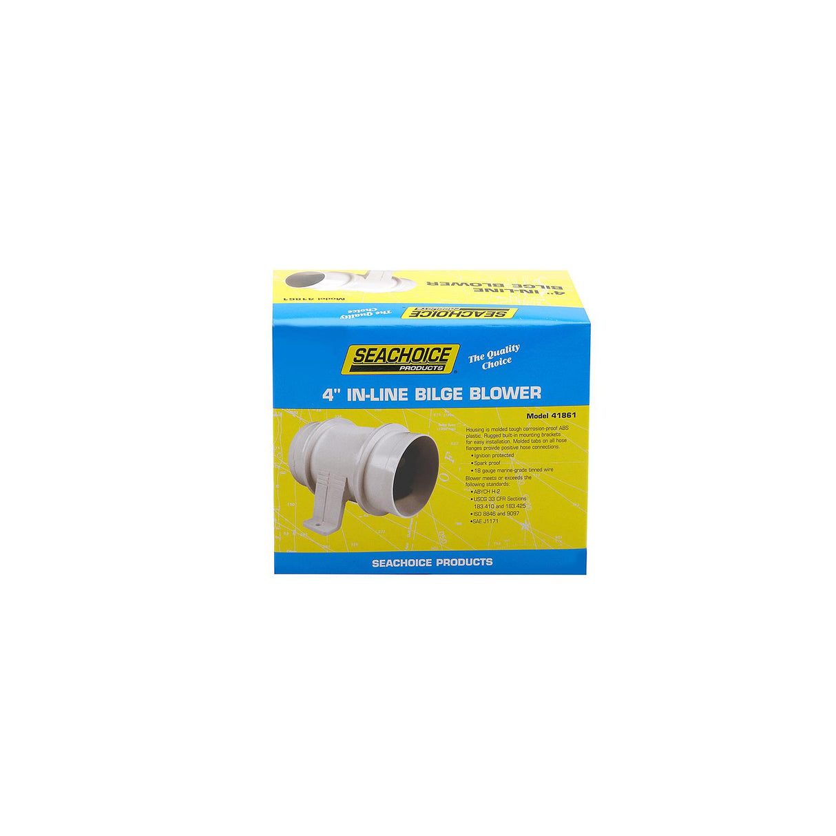Seachoice In-Line Exhaust Blower, 4 In.