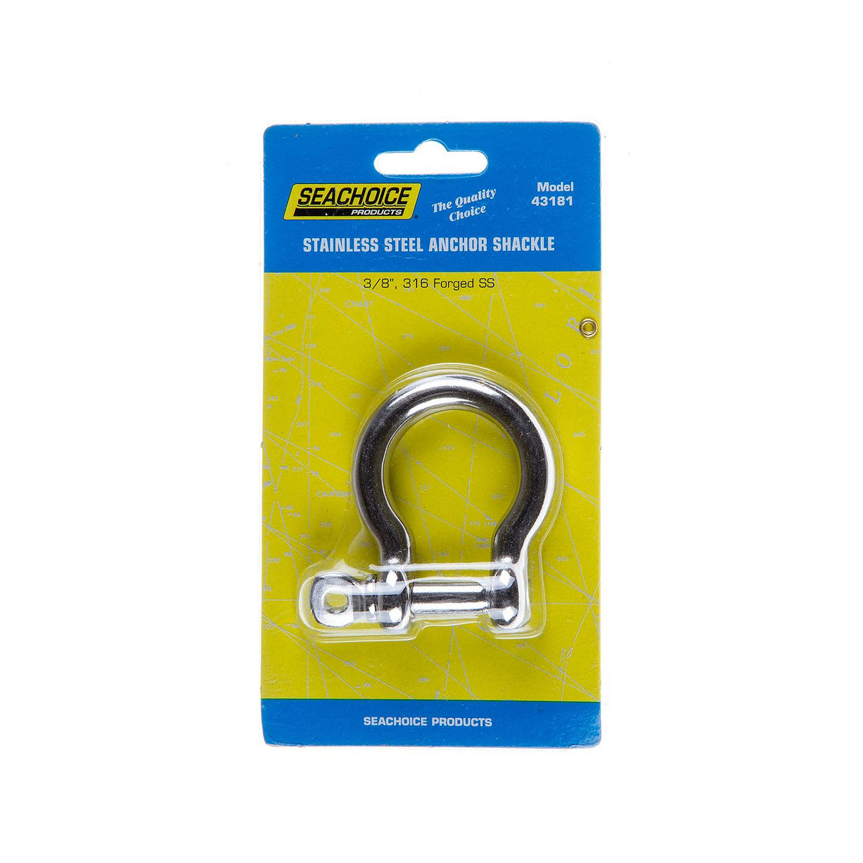 Seachoice Stainless Steel Anchor Shackle, 3/8 In.