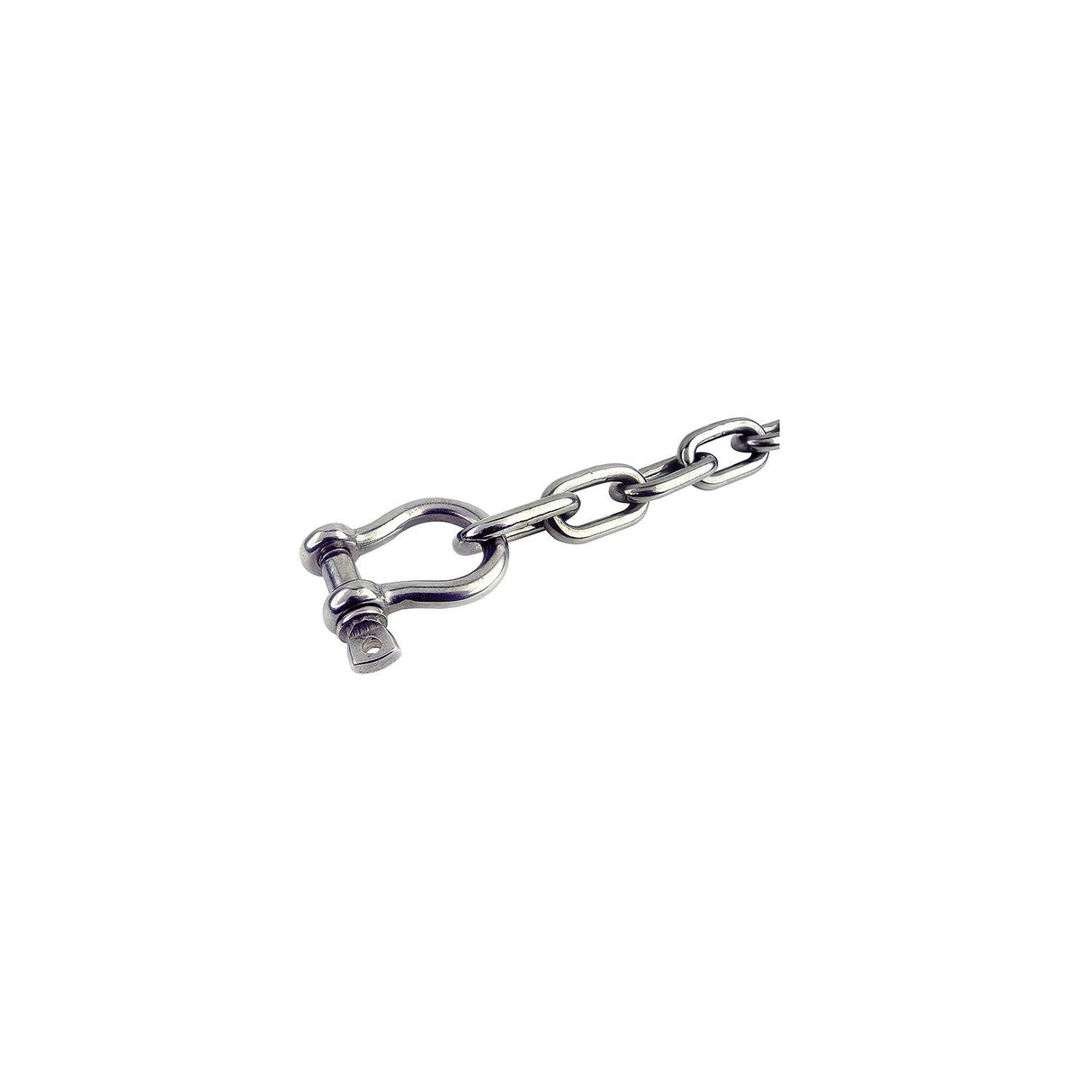 Seachoice 304 Stainless Steel Chain with Shack, 3/16 In. x 4 Ft.