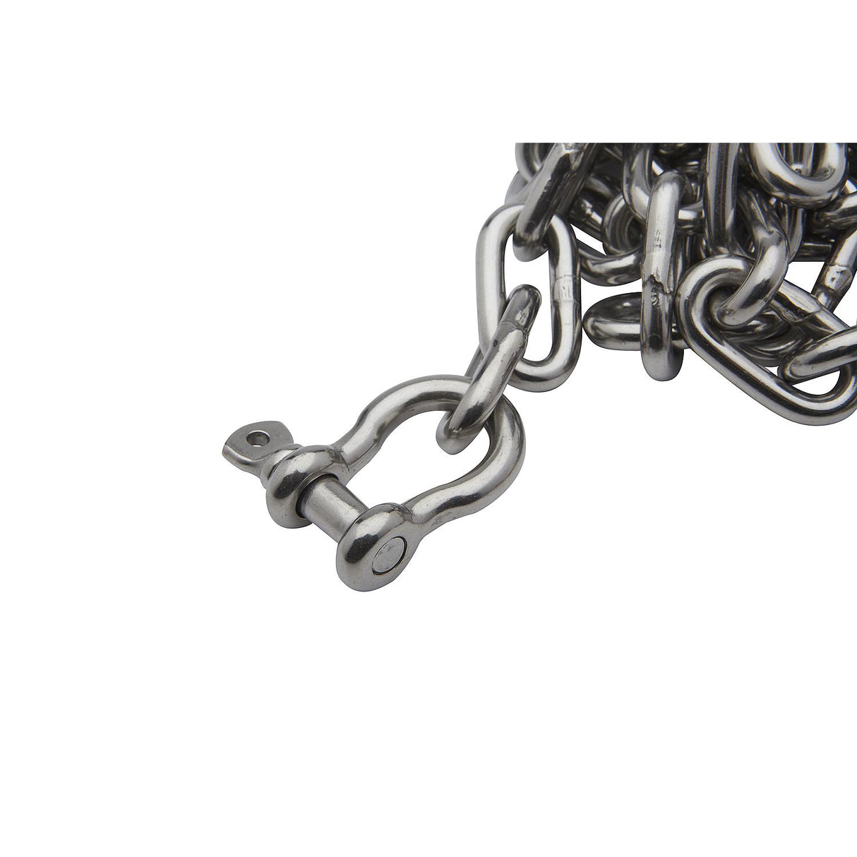 Seachoice 1/4 In. X 4 Ft. Chain, 304 Stainless Steel w/ Shack