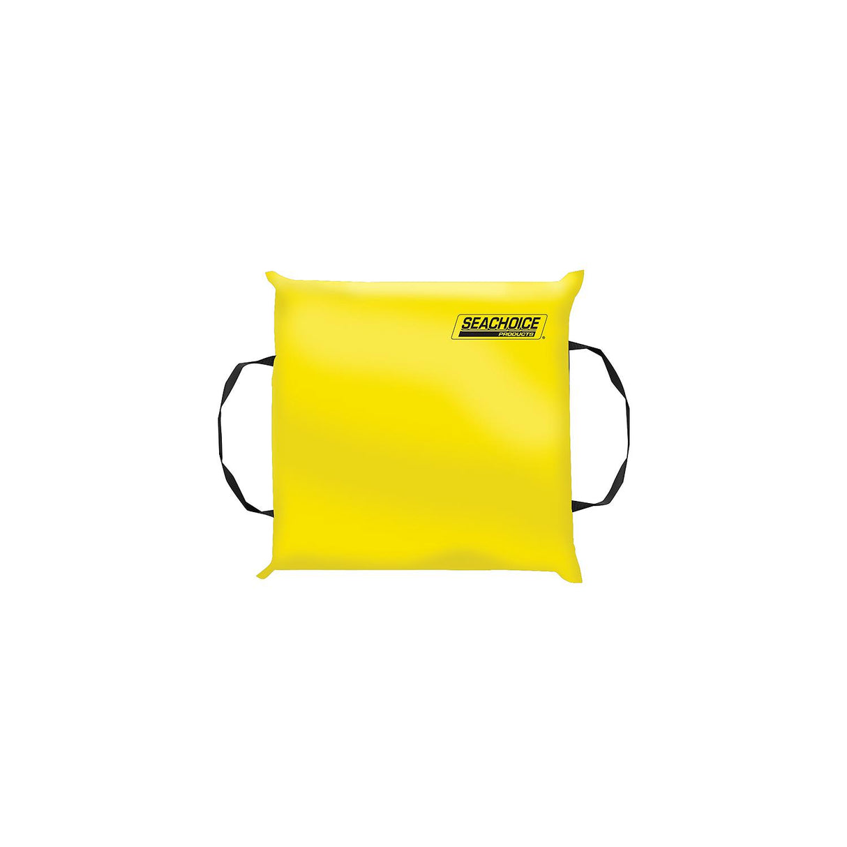 Seachoice Emergency Marine Foam Flotation Cushion, Square, 15 In. X 15 In., Safety Yellow