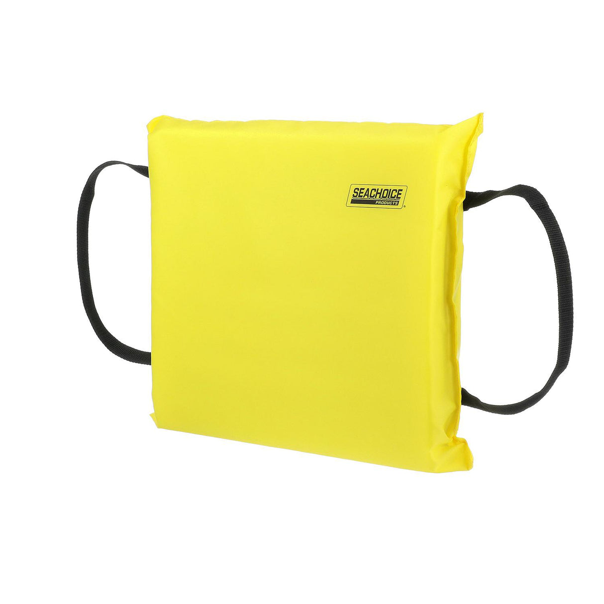 Seachoice Emergency Marine Foam Flotation Cushion, Square, 15 In. X 15 In., Safety Yellow