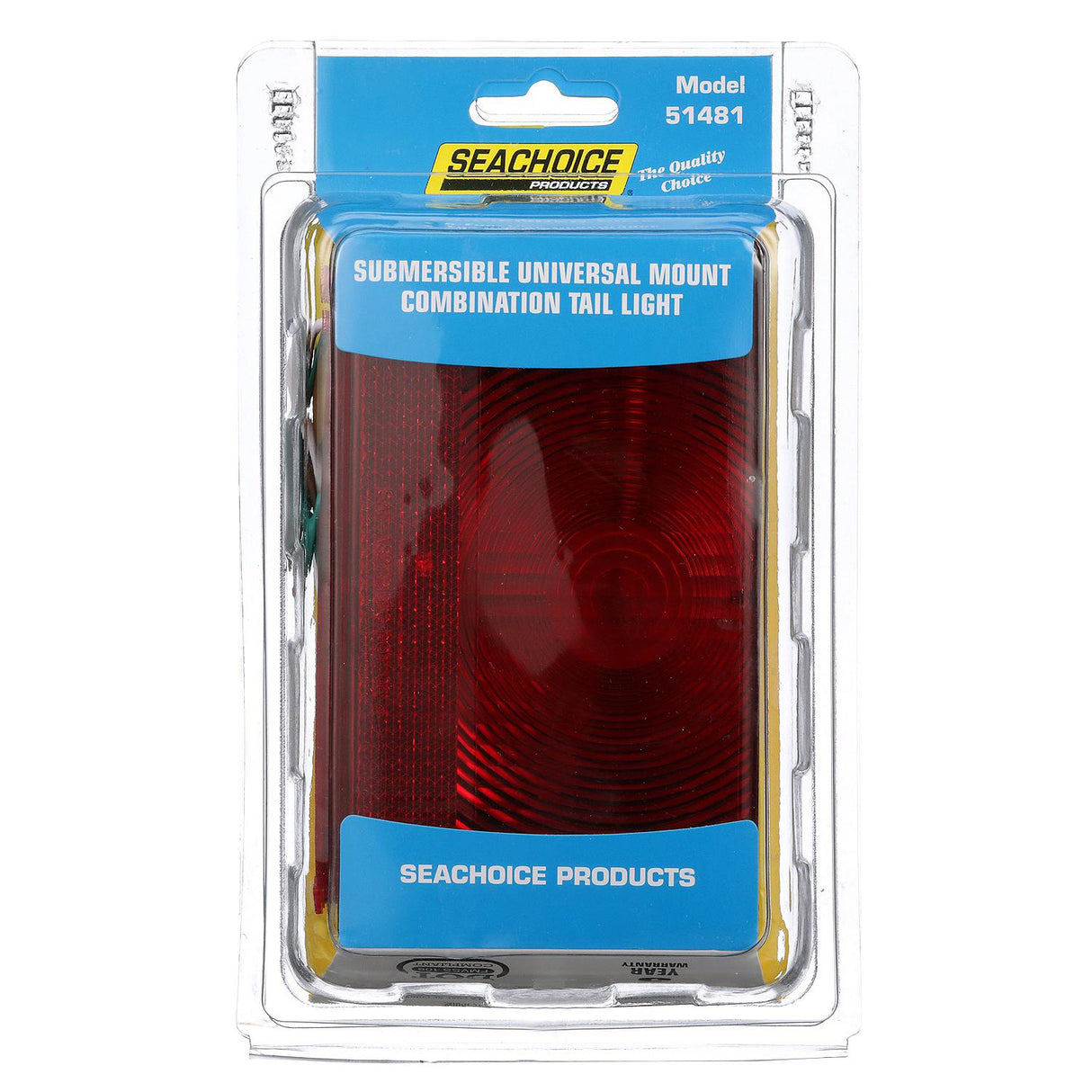Seachoice Universal Mount Combination Tail Light for 80 in. & Over Applications, Submersible, 7-Function, Passenger Side