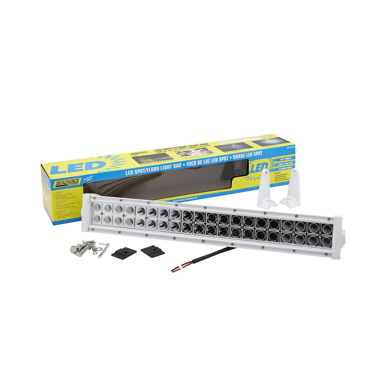 Seachoice 40 LED Bar Spot Light, White