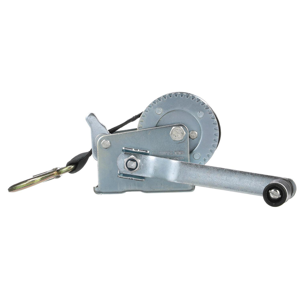 Seachoice Trailer Winch, Strap with Hook, Max Load 800 Lbs.