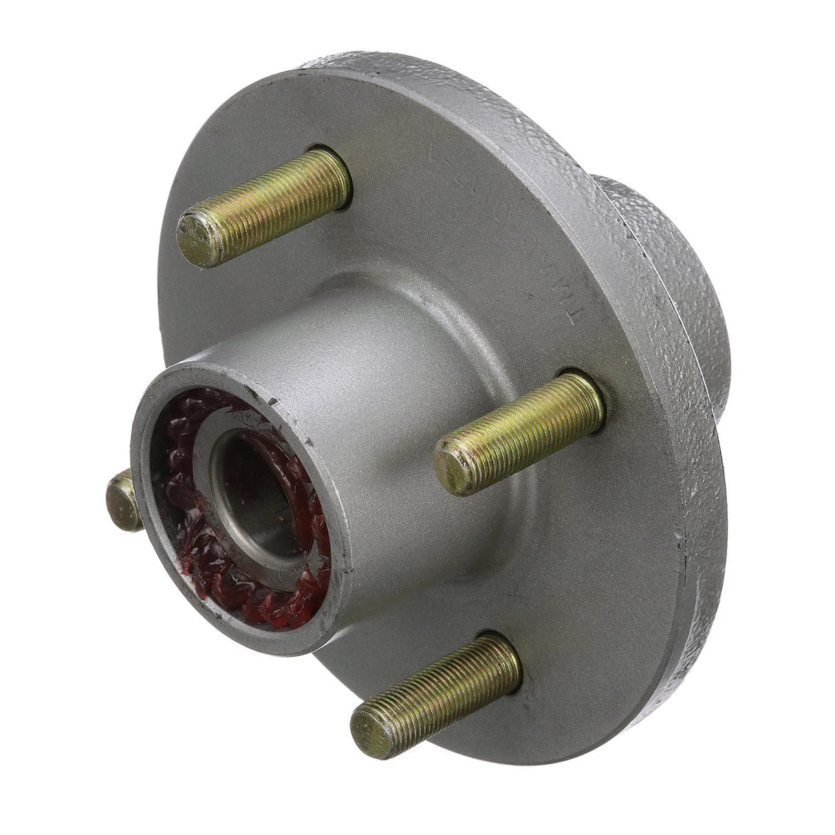 Seachoice 53021 Trailer Wheel Hub, 1 In. Axle, 4 Lug, Galvanized, Pregreased