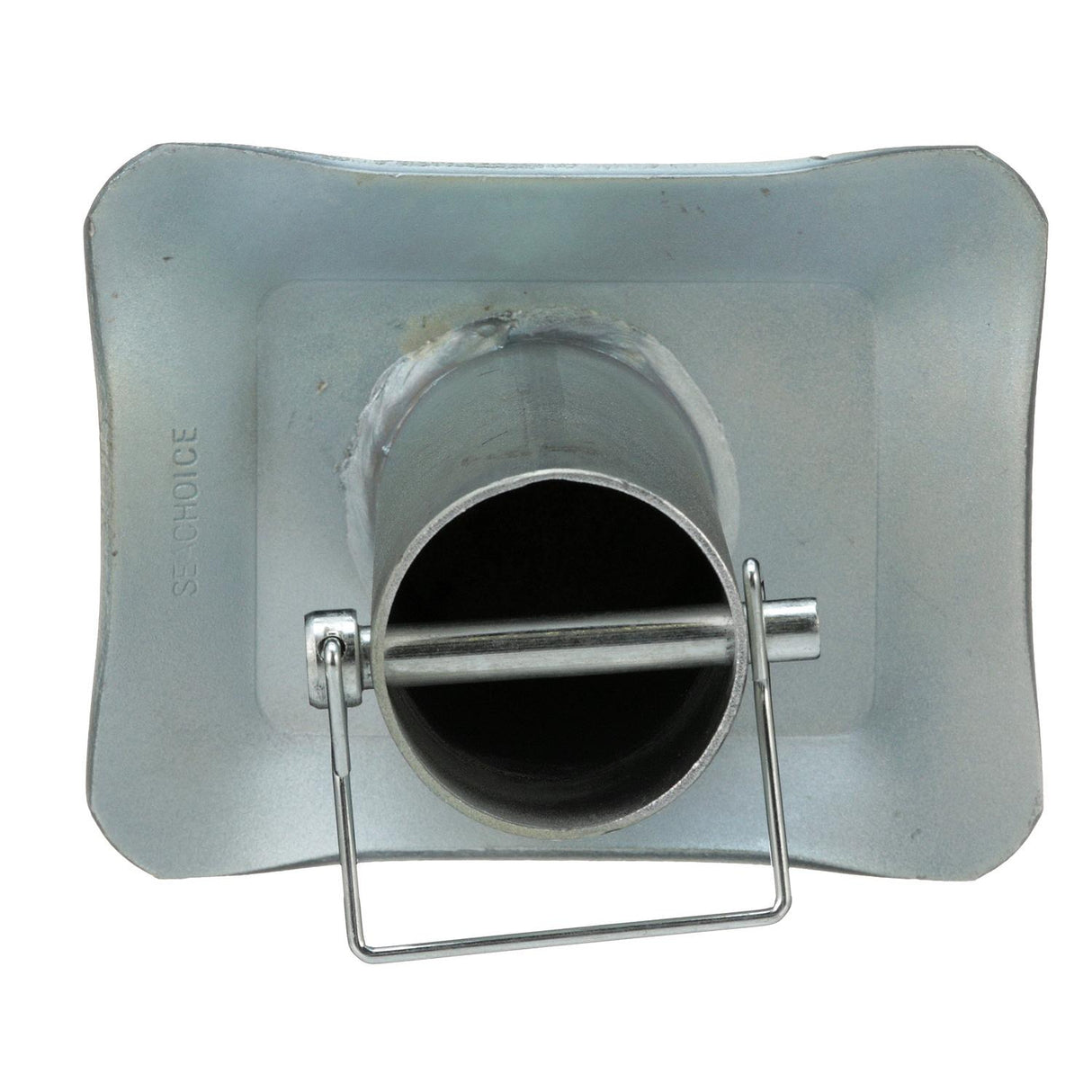 Seachoice Jack Foot for Round Table A-Frame Jacks, Fits 2-1/4 in. ID Tube, 8-1/2 in. Height, Zinc Plated