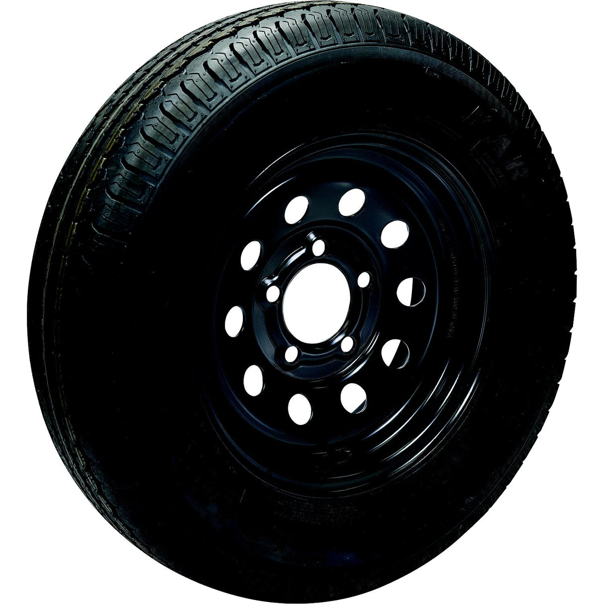 Seachoice 53426 ST205/75D15C/5H KR558 15" Black Modular, 5-Lug on 4-1/2" Bias Tire & Wheel Assembly