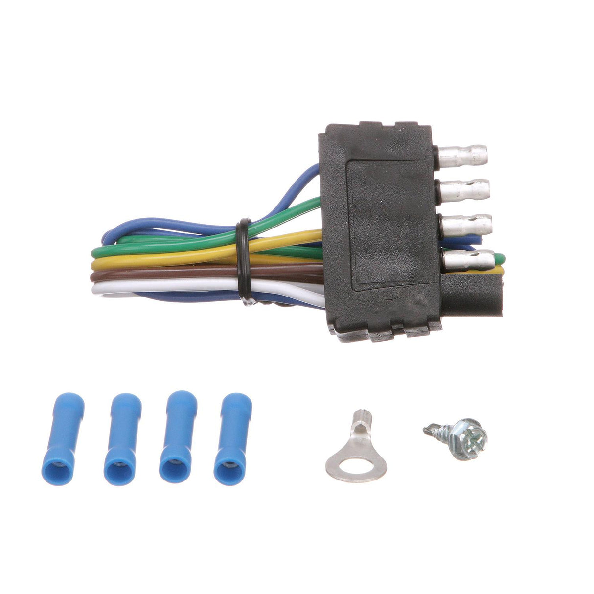 Seachoice 5-Way Flat Connector for Boat Trailer, 12 in. Lead, 7.5 Max. Amp Load