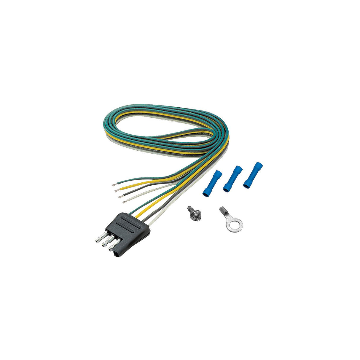 4-Way Flat Trailer Harness 48"
Trailer Side