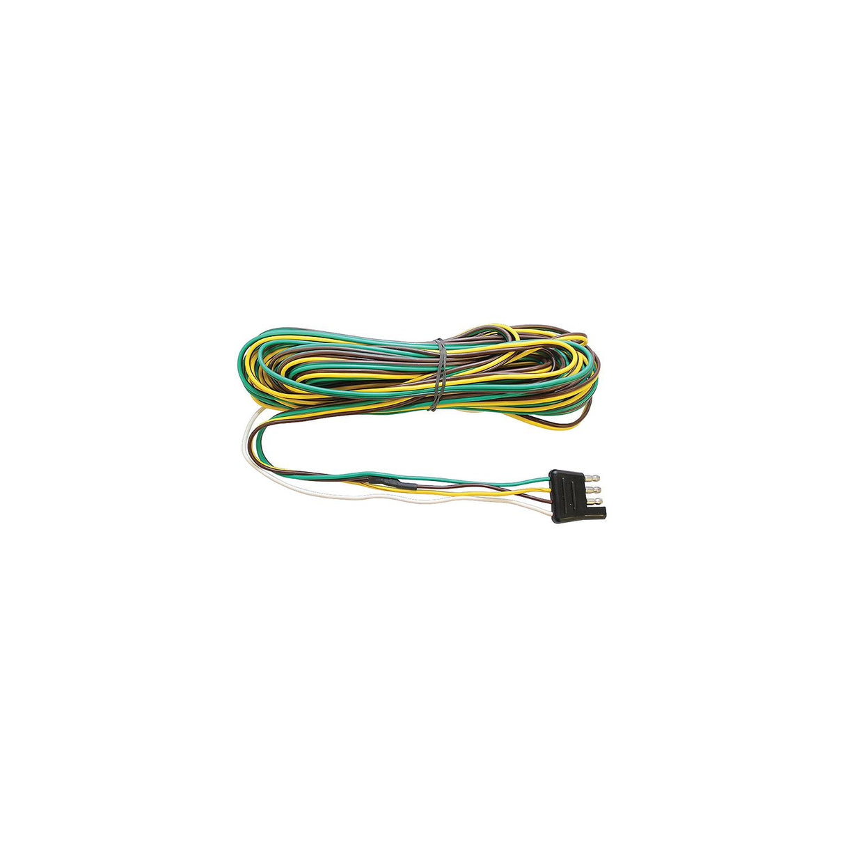 Seachoice 4-Way Flat Connector, Trailer Side, 12 in. Lead, 7.5 Max. Amp Load
