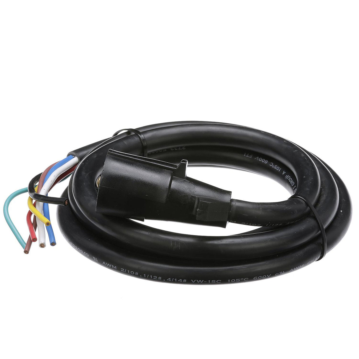 Seachoice 58111 Trailer Molded Connector, 7 Way, 8 Ft.