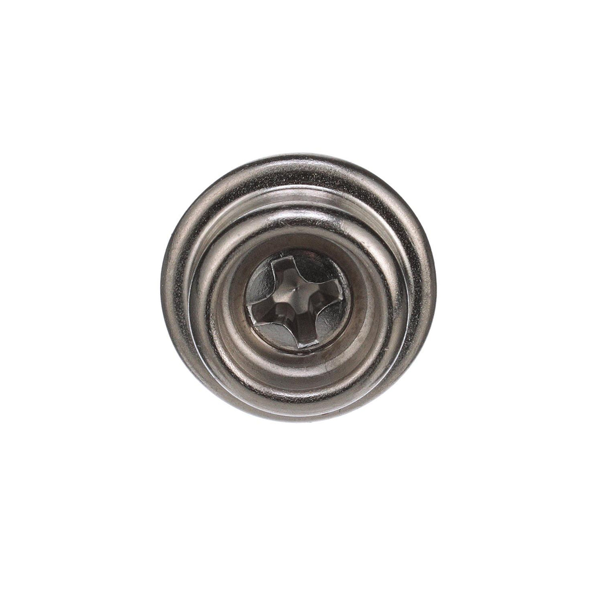 Seachoice Button Stud w/ Self Drilling 8 In. X 3/4 In. Stainless Steel Screw, Pack of 50