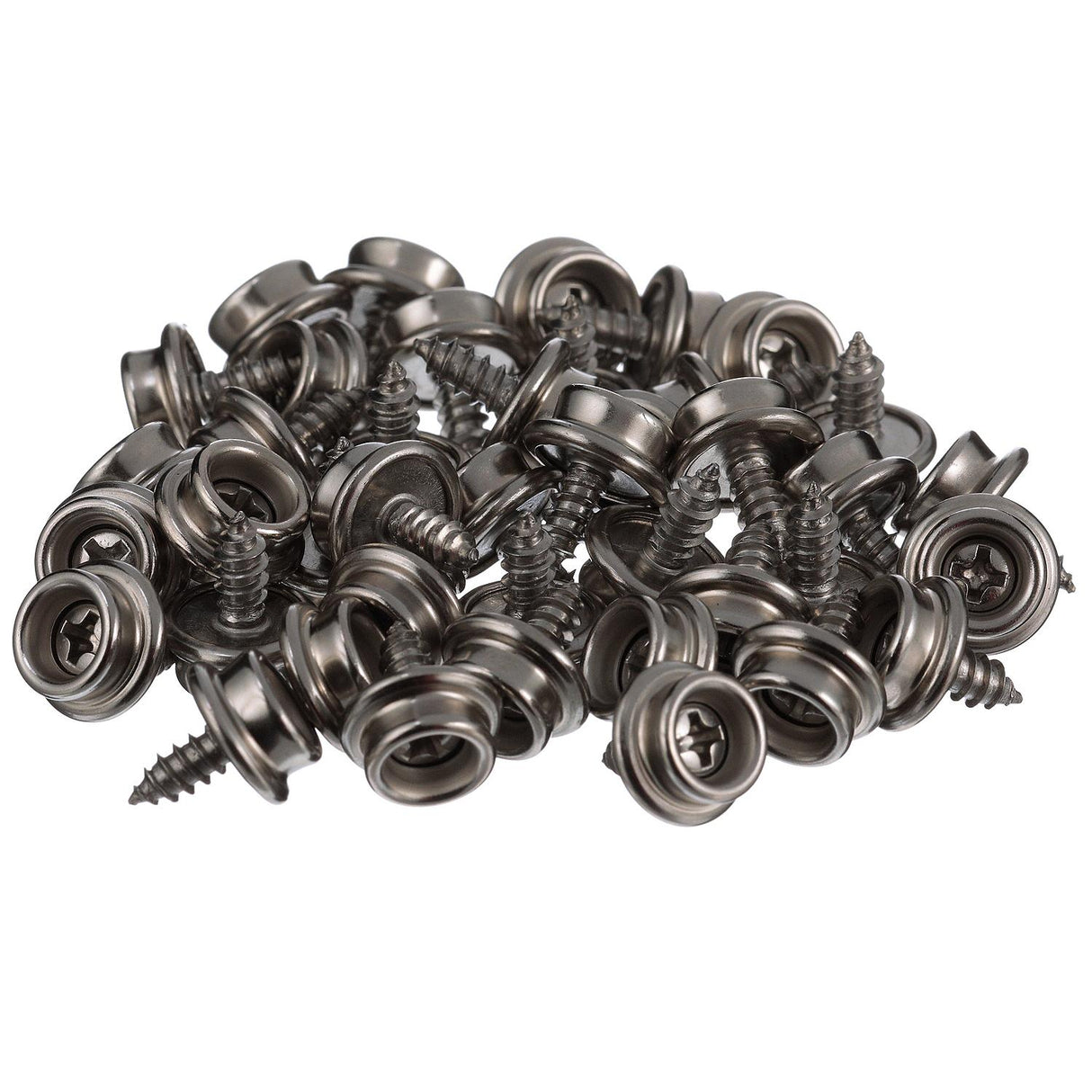 Seachoice Button Stud, #8 X 3/8 In. Stainless Steel Screw, Pack of 50