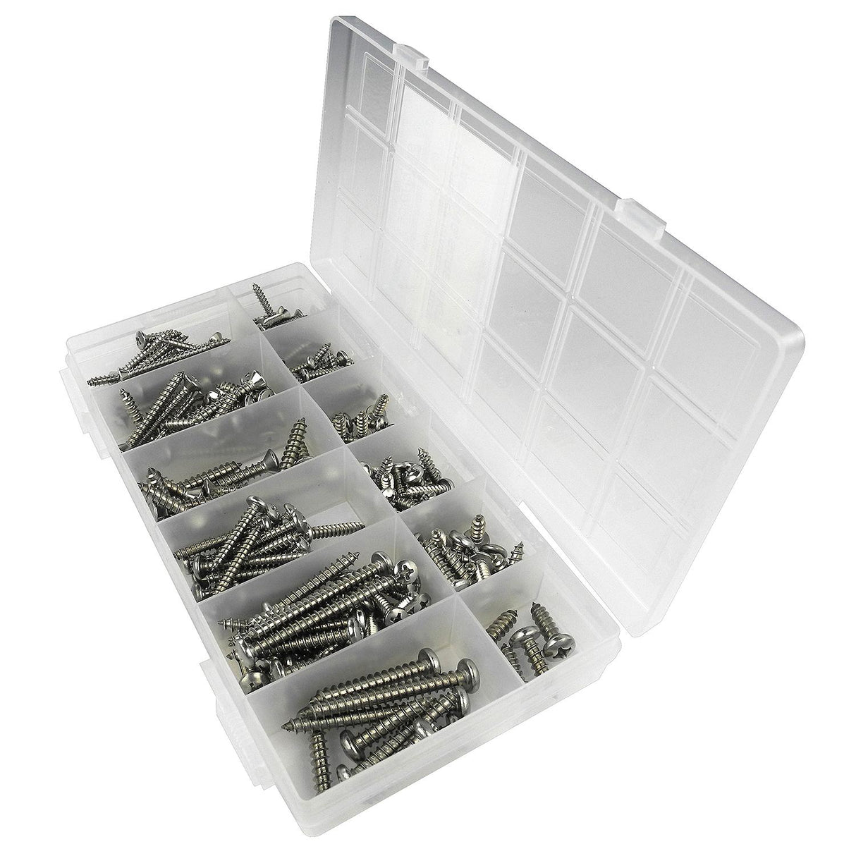 Seachoice Stainless Steel Tapping Screw Kit, 216 Piece