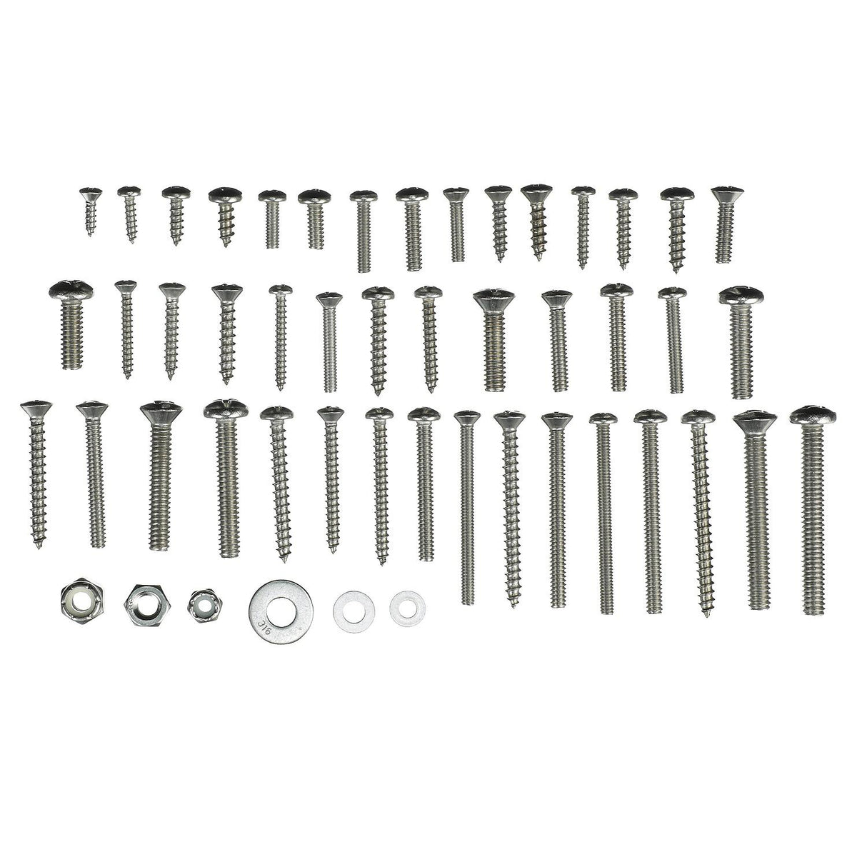 Seachoice Stainless Steel Tapping and Machine Screw Kit, 750 Piece