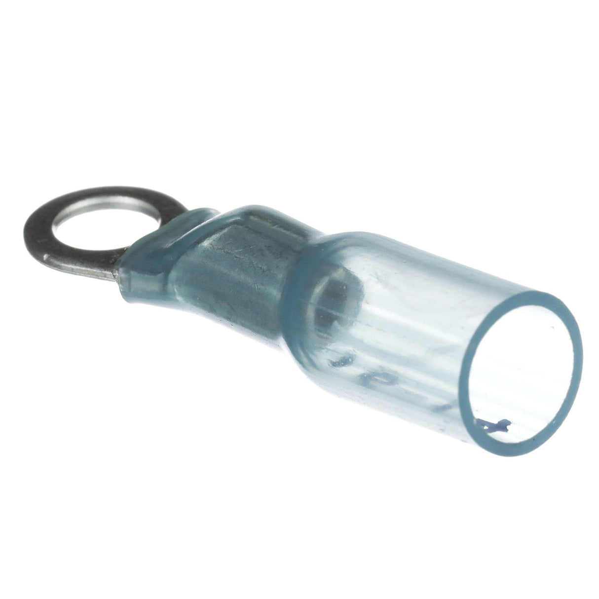 Seachoice Marine Grade Heat-Shrinkable Ring Terminal, Fits #10 Stud, 16-14 Wire Range, Blue, Pack of 25