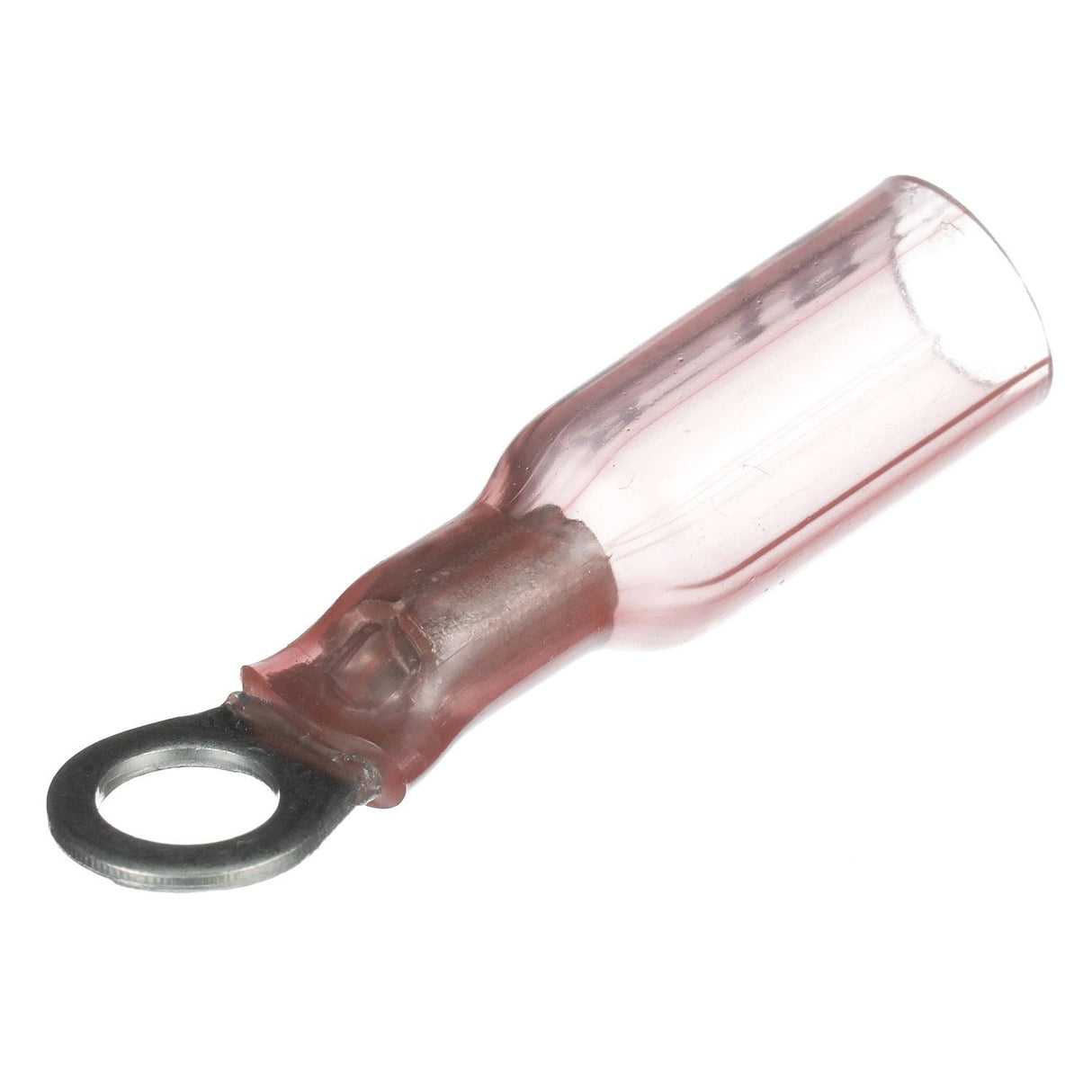 Seachoice Marine Grade Heat-Shrinkable Ring Terminal, Fits #10 Stud, 22-18 Wire Range, Red, Pack of 25