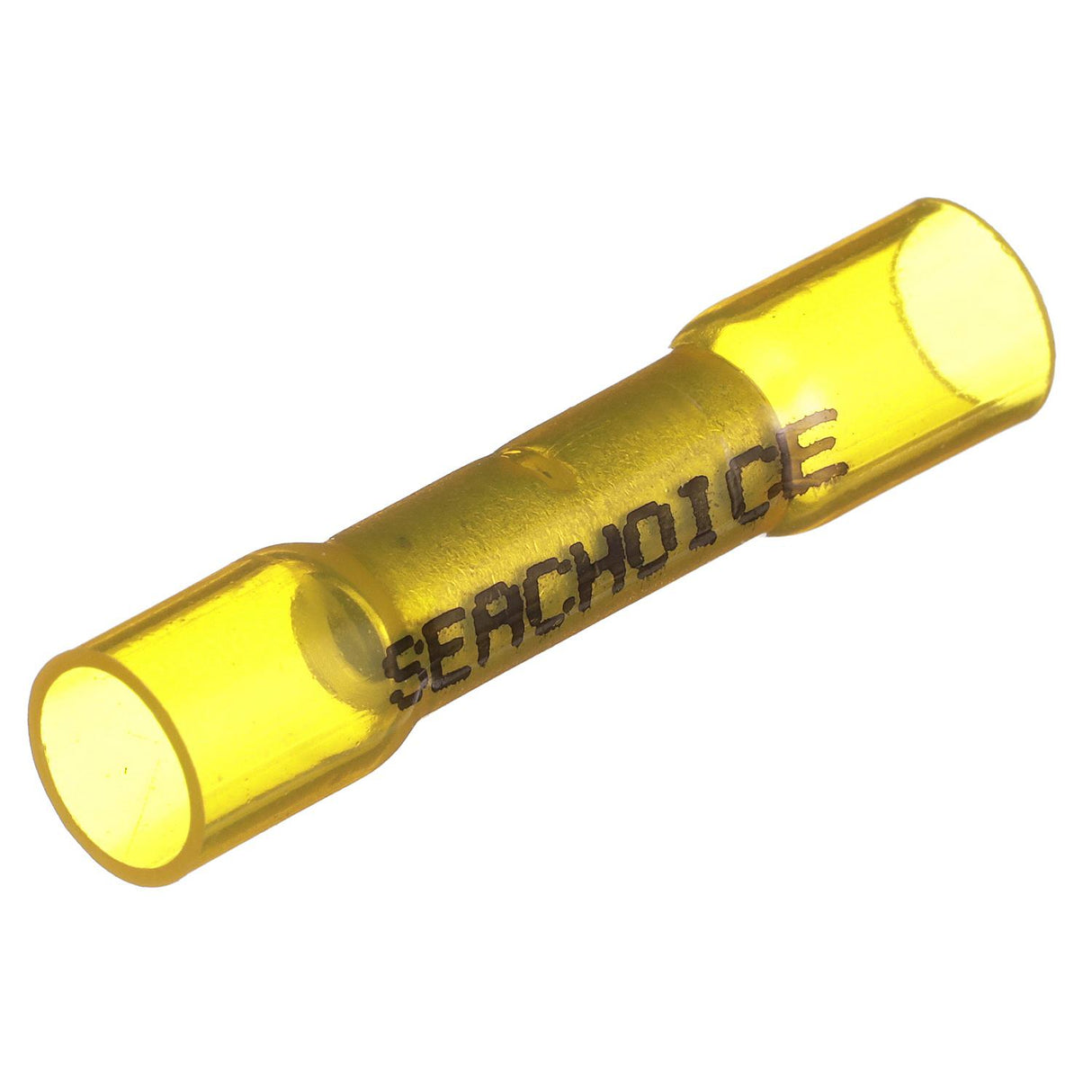 Seachoice Heat Shrink Butt Connector Wire, Solderless, Fits 12-10 Wire Range, Yellow, Pack of 25