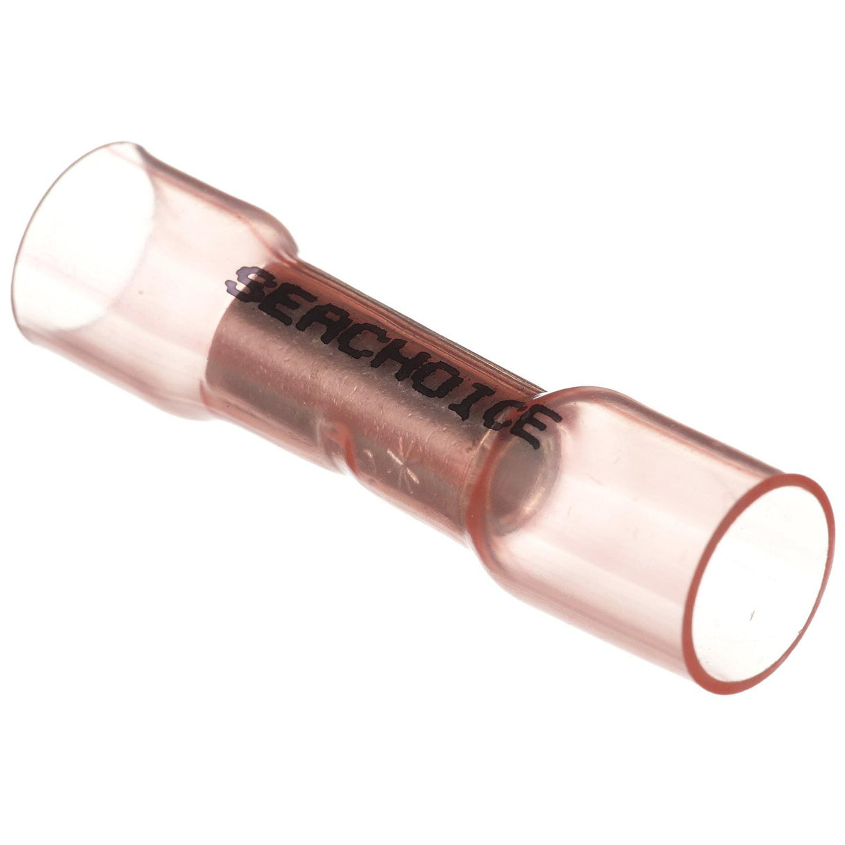 Seachoice Heat Shrink Butt Connector Wire, Solderless, Fits 8 Gauge Wire, Red, Pack of 25