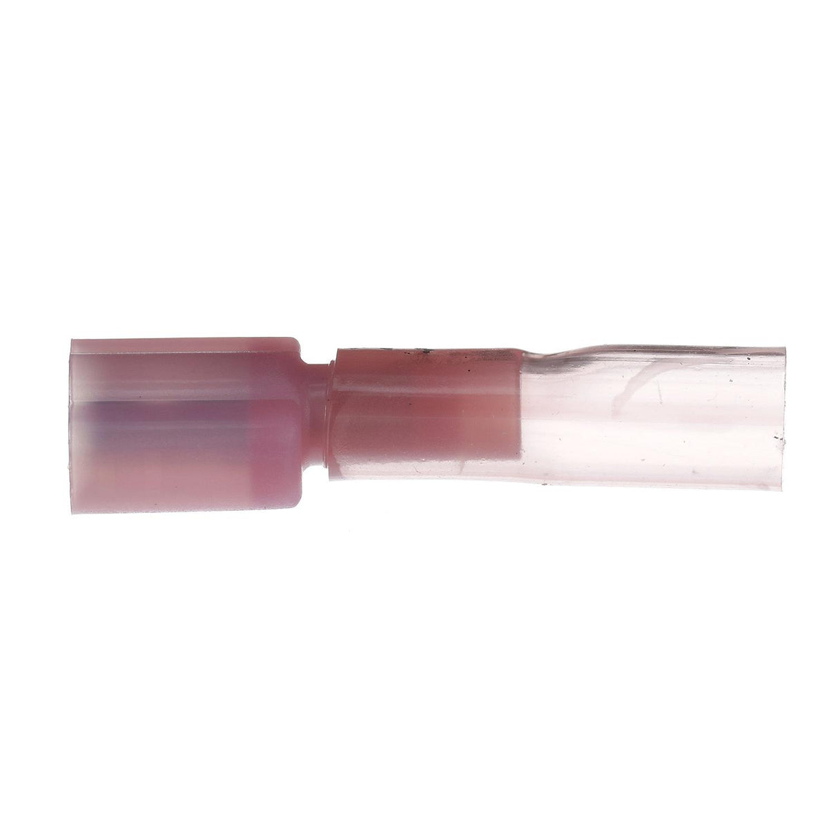 Seachoice Heat Shrink Insulated Disconnect, Marine Grade Heat-Shrinkable Male Disconnect Terminals, Red, Pack of 25, 22-18 Wire Range