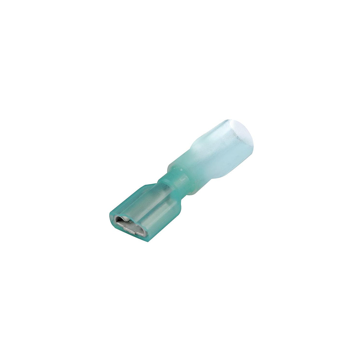 Seachoice 60291 Heat Shrink Insulated Disconnect, Marine Grade Heat-Shrinkable Female Disconnect Terminals, Blue, Pack of 25, 16-14 Wire Range