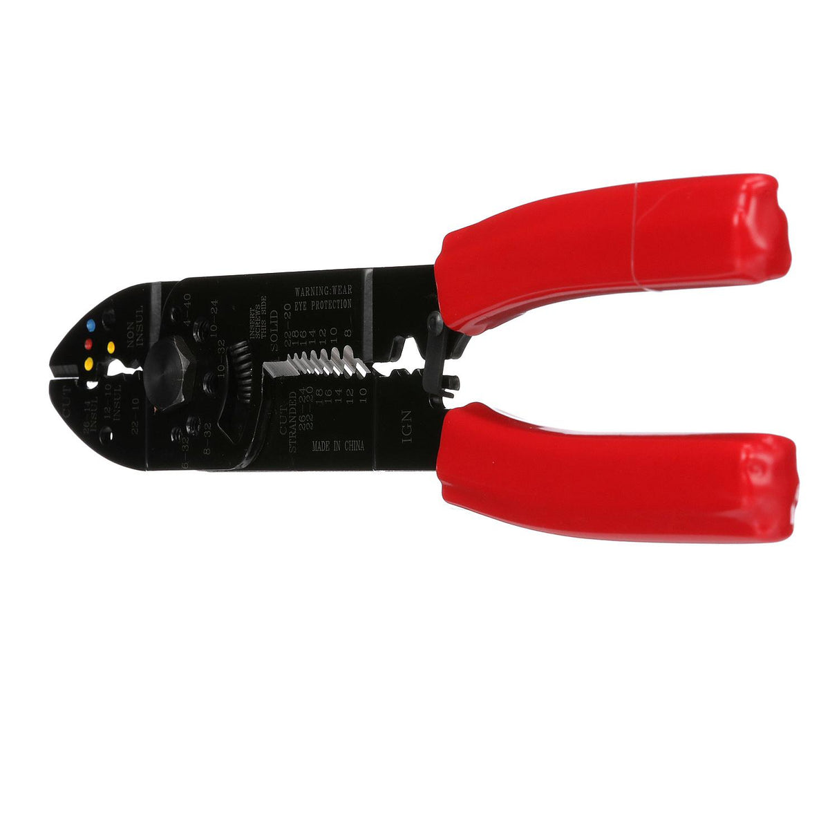 Seachoice Multi-Purpose Crimp Tool, Wire Cutter with Comfort Grips