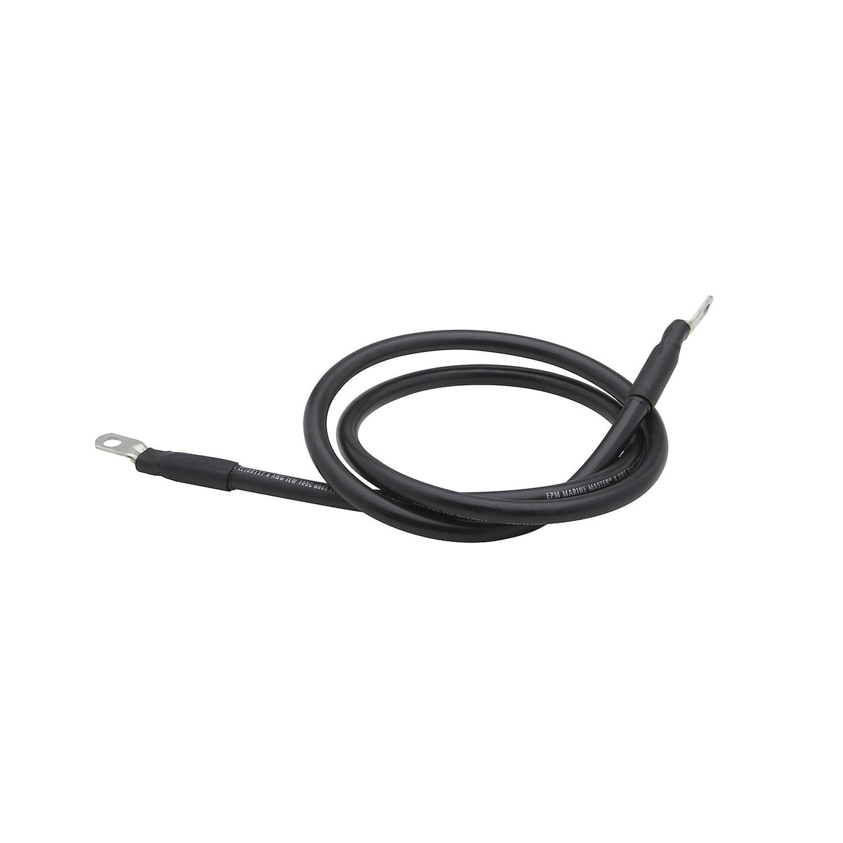 Seachoice 63024 4 AWG Marine Grade Cable, Black, 6 Ft.