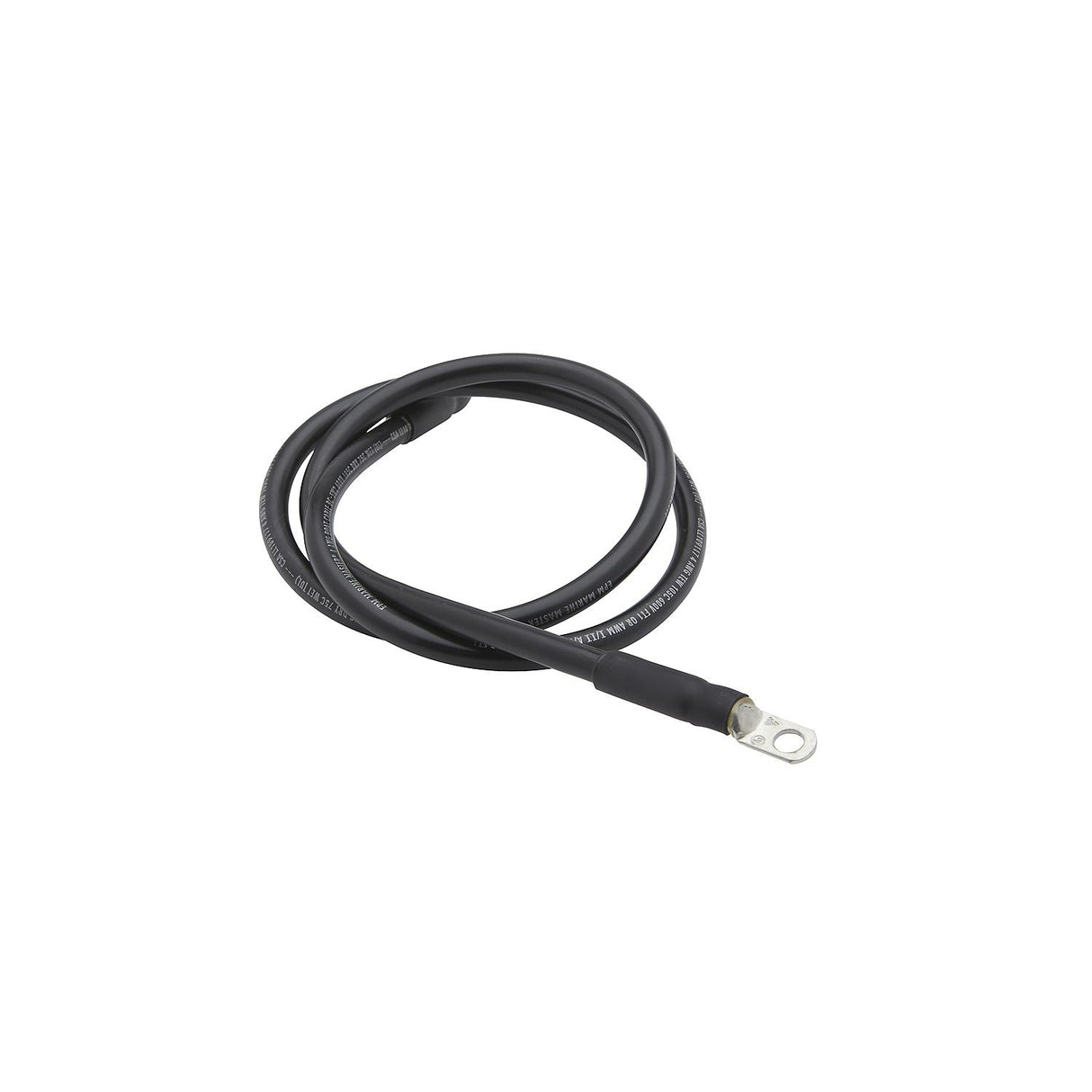 Seachoice 63024 4 AWG Marine Grade Cable, Black, 6 Ft.