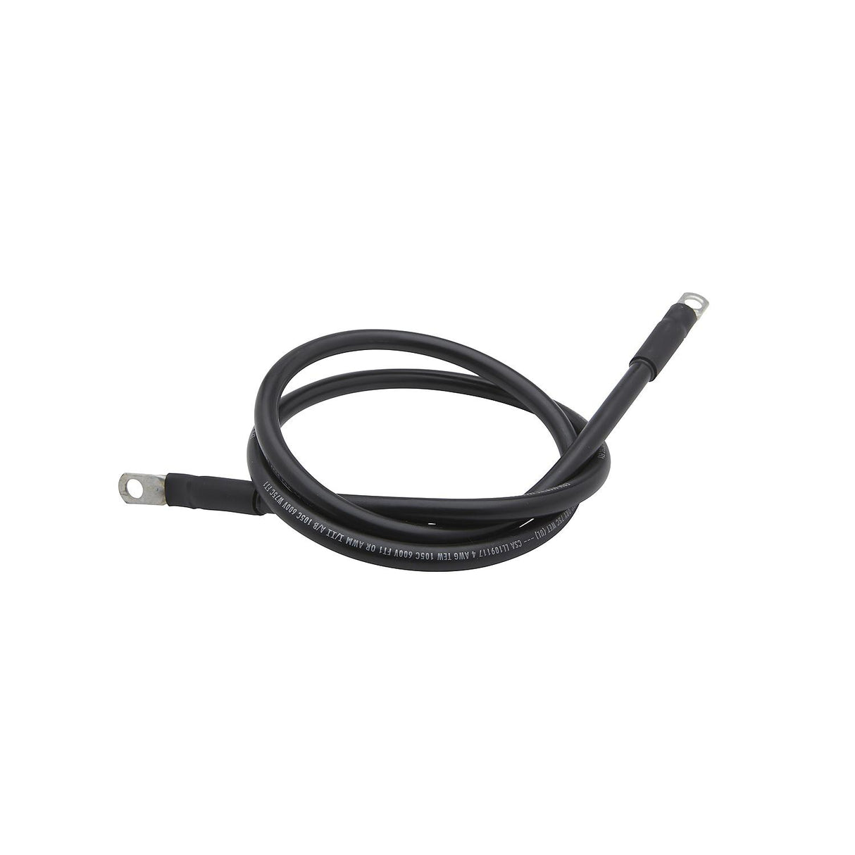 Seachoice 63024 4 AWG Marine Grade Cable, Black, 6 Ft.