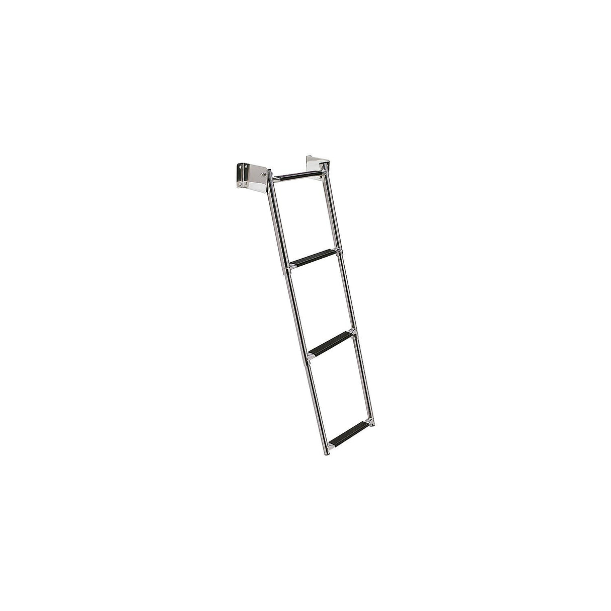 Seachoice Telescoping Transom Mount Ladder, Stainless Steel, 4 Steps, 300 Lb. Capacity