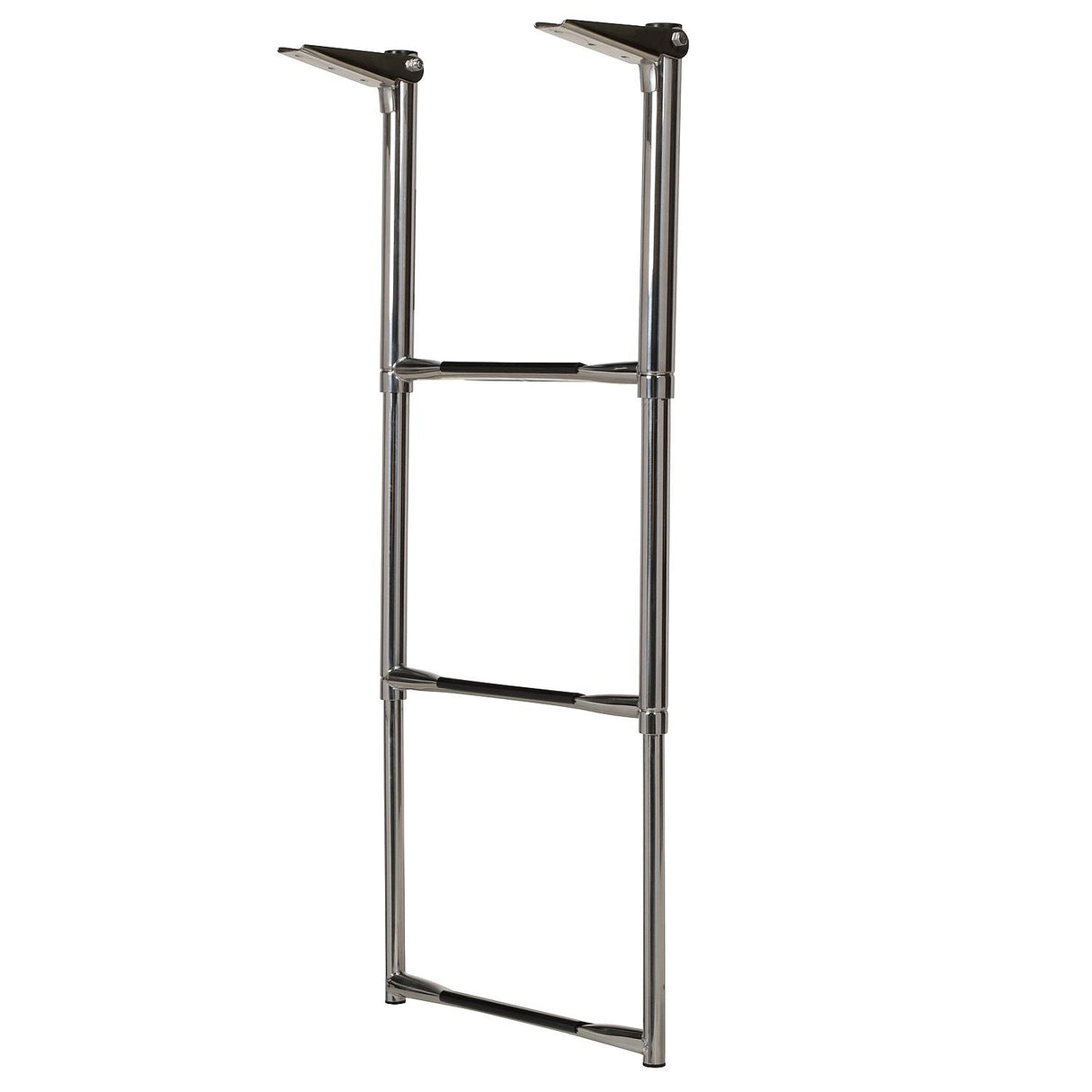Seachoice 71301 Top Mount Telescoping Ladder for Universal Swim Platform, Stainless Steel Tubing, 3 Step, Ladder Only