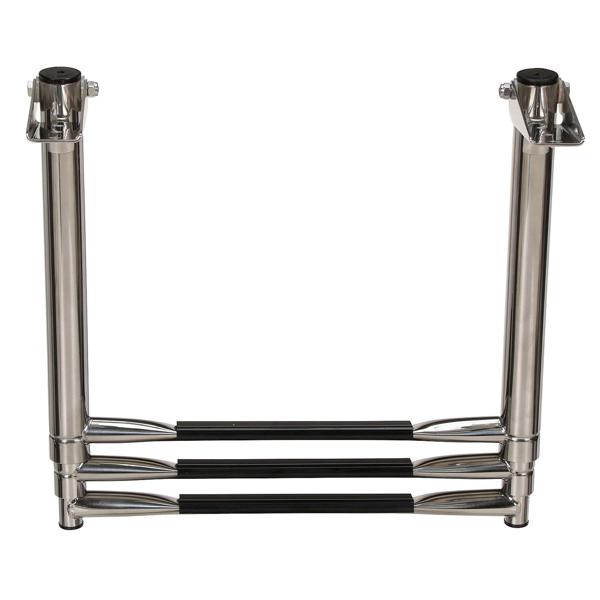Seachoice 71301 Top Mount Telescoping Ladder for Universal Swim Platform, Stainless Steel Tubing, 3 Step, Ladder Only