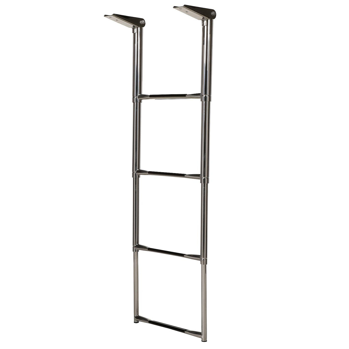 Seachoice 71321 Top Mount Telescoping Ladder for Universal Swim Platform, Stainless Steel Tubing, 4 Step, Ladder Only